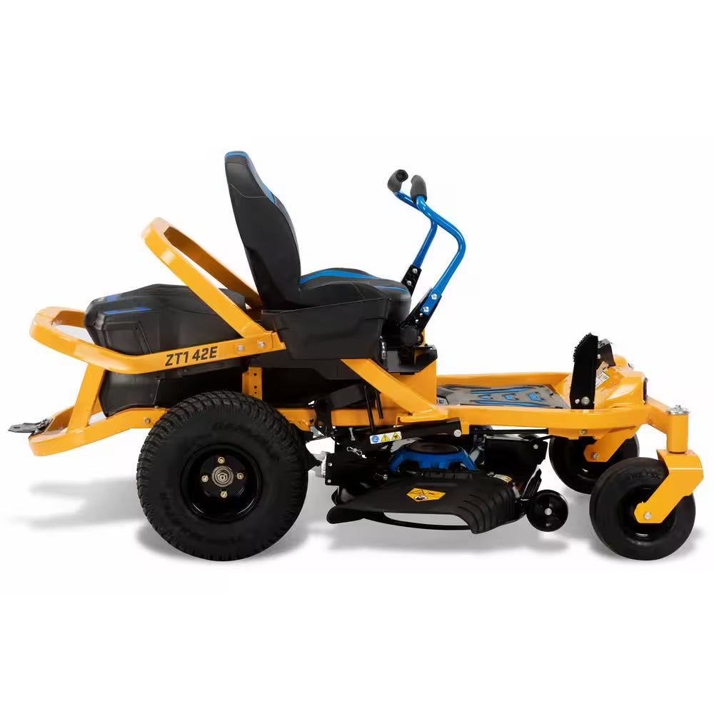Ultima ZT1 42 In. 56-Volt MAX 60 Ah Battery Lithium-Ion Electric Drive Zero Turn Riding Lawn Mower
