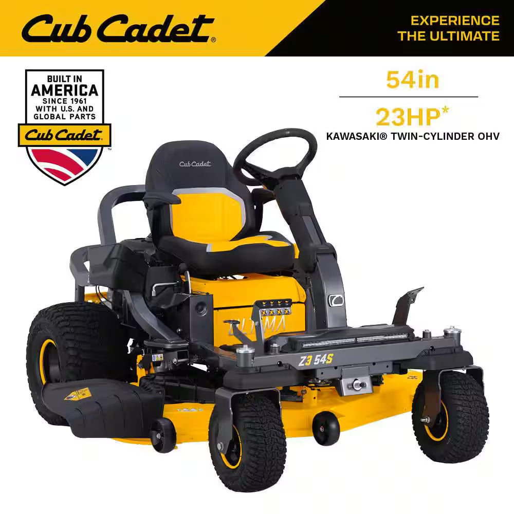 Ultima Z2 46S In. Fab Deck 21. 5HP V-Twin Kawasaki FR Series Engine Gas Zero Turn Riding Mower W/Steering Wheel Control