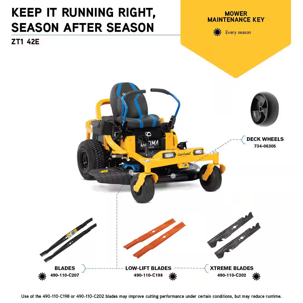 Ultima ZT1 42 In. 56-Volt MAX 60 Ah Battery Lithium-Ion Electric Drive Zero Turn Riding Lawn Mower
