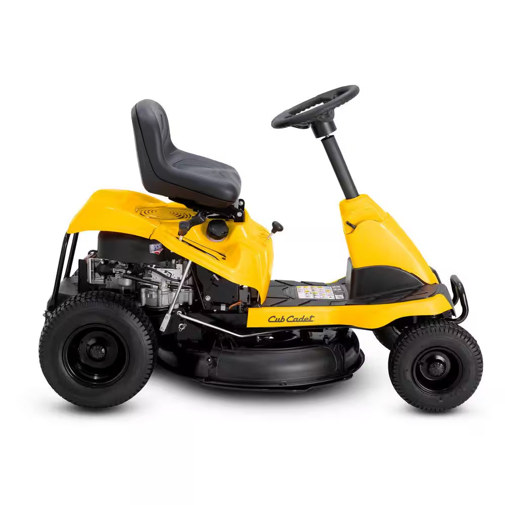 30 In. 10.5 HP Briggs and Stratton Engine 6-Speed Manual Drive Gas Rear Engine Riding Mower with Mulch Kit Included