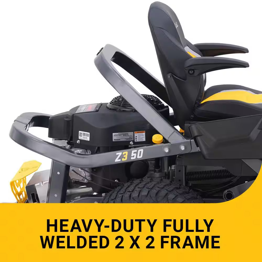 Ultima Z3 60In. Fabricated Deck 24HP V-Twin Kawasaki FR Series Engine Gas Zero Turn Lawn Mower W/Front Wheel Suspension