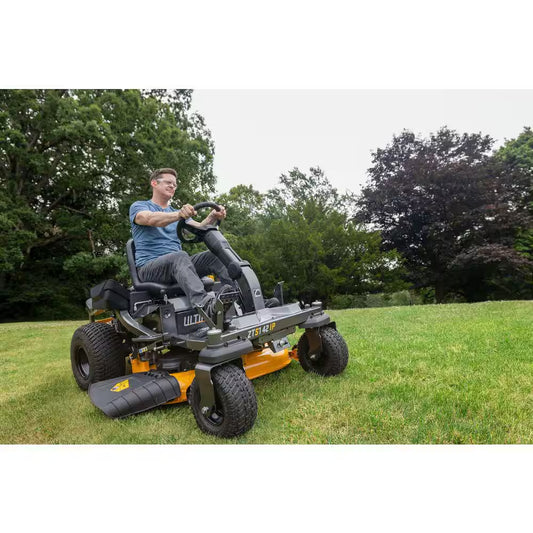 Ultima ZTS1 42 In. 547 Cc Intellipower Engine Dual Hydro Drive Gas Zero Turn Riding Lawn Mower W/Steering Wheel Control