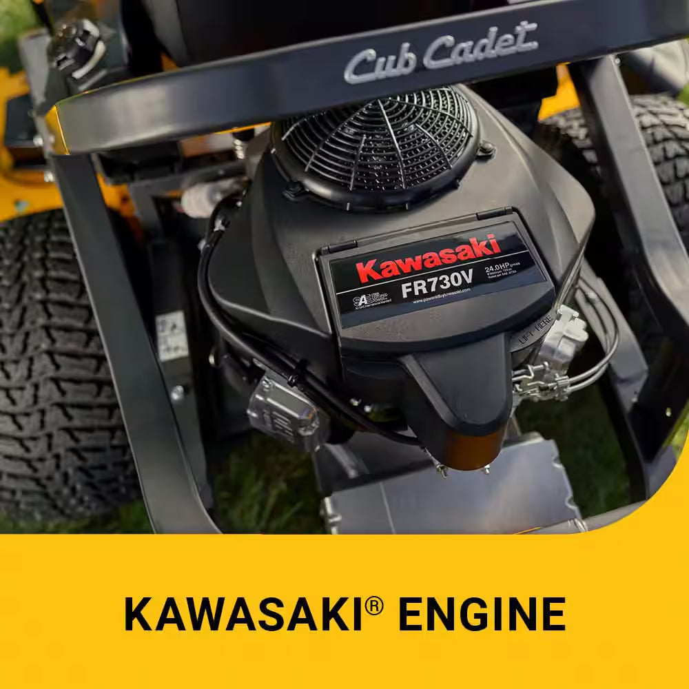 Ultima Z3 50In. Fabricated Deck 24HP V-Twin Kawasaki FR Series Engine Gas Zero Turn Lawn Mower W/Front Wheel Suspension