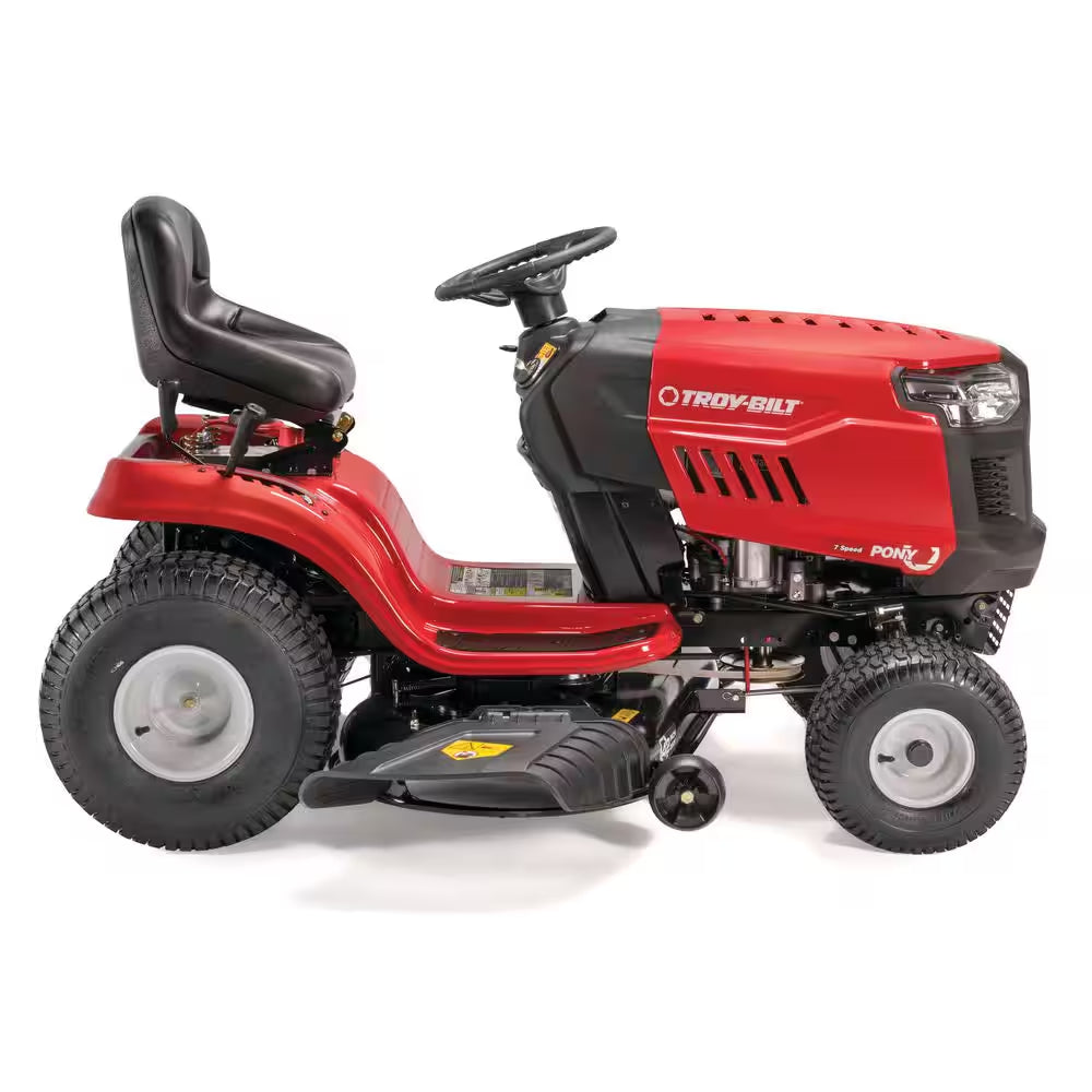 Pony 42 In. 547Cc Engine 7-Speed Manual Drive Gas Front Engine Riding Lawn Mower