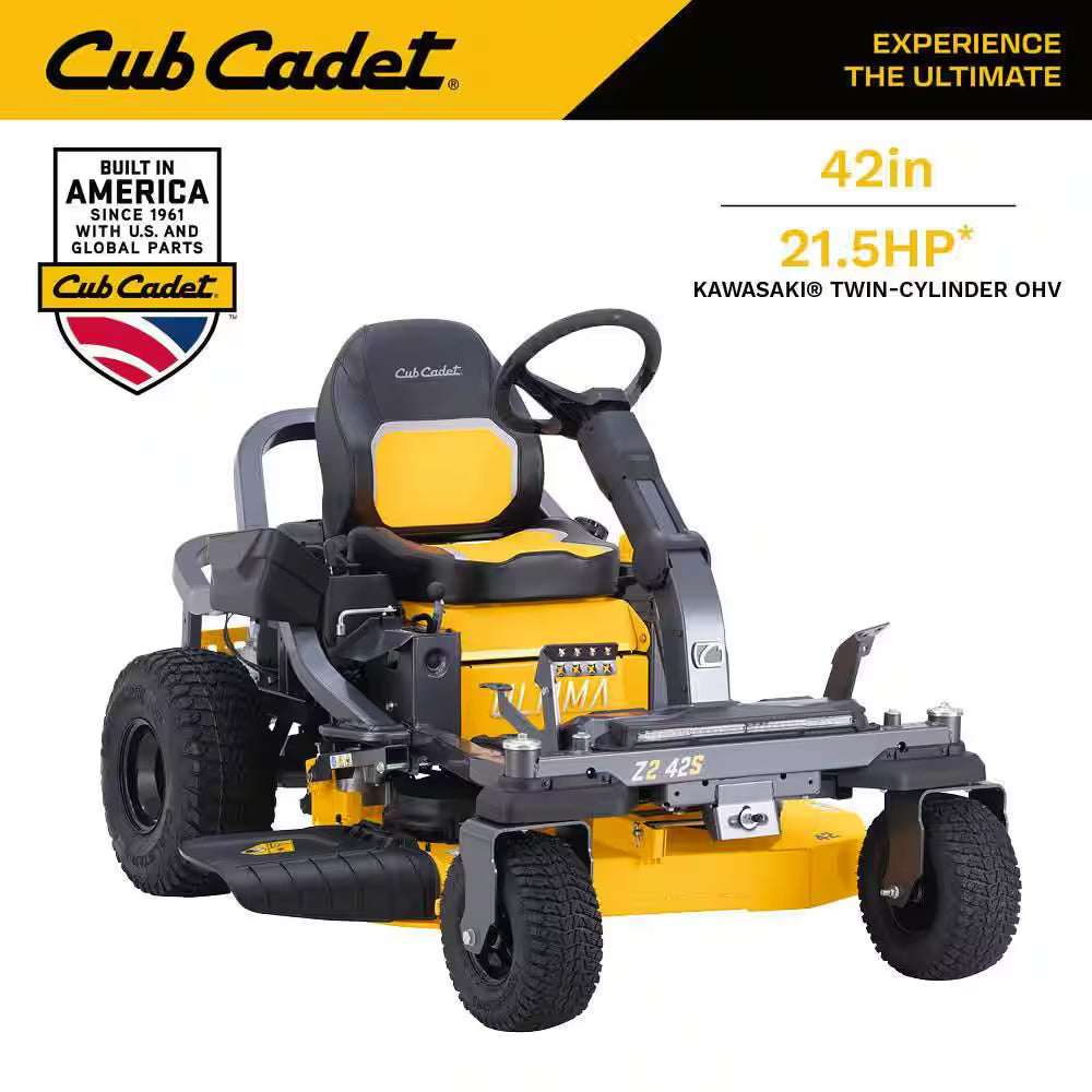 Ultima Z2 60In. Fabricated Deck 24HP V-Twin Kawasaki FR Series Engine Dual Hydro Drive Gas Zero Turn Riding Lawn Mower