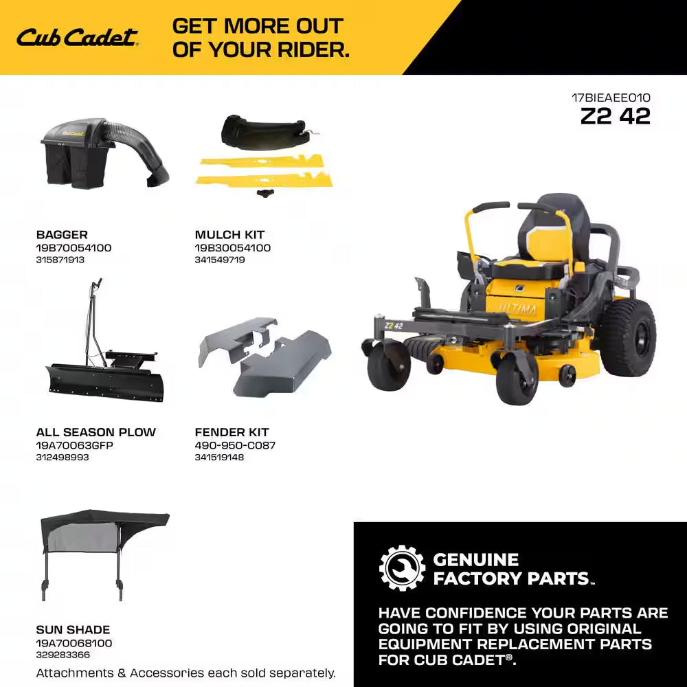 Ultima Z2 42In. Fabricated Deck 21.5HP V-Twin Kawasaki FR Series Engine Dual Hydro Drive Gas Zero Turn Riding Lawn Mower
