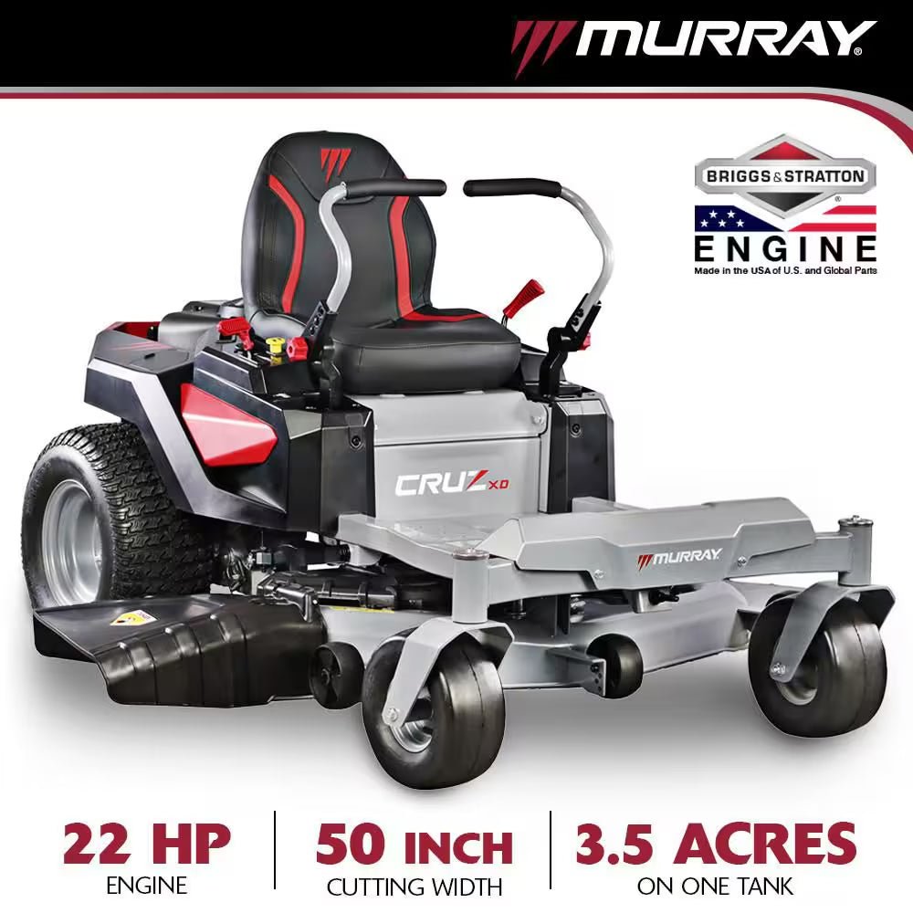 Cruz 42 In. 19.0 HP 540Cc EX1900 Series Briggs and Stratton Engine Dual Hydrostatic Drive Gas Zero Turn Mower