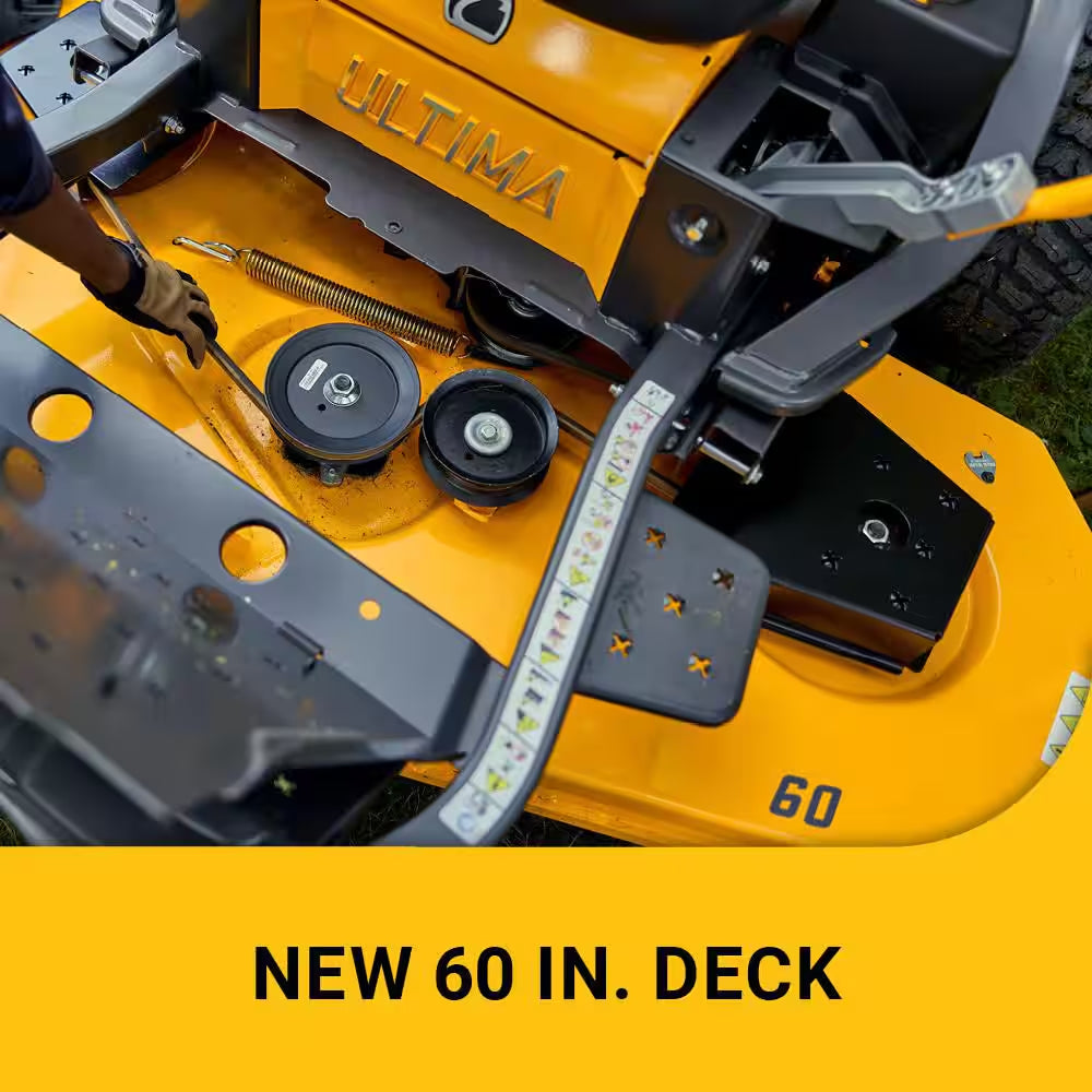 Ultima Z2 60In. Fabricated Deck 24HP V-Twin Kawasaki FR Series Engine Dual Hydro Drive Gas Zero Turn Riding Lawn Mower