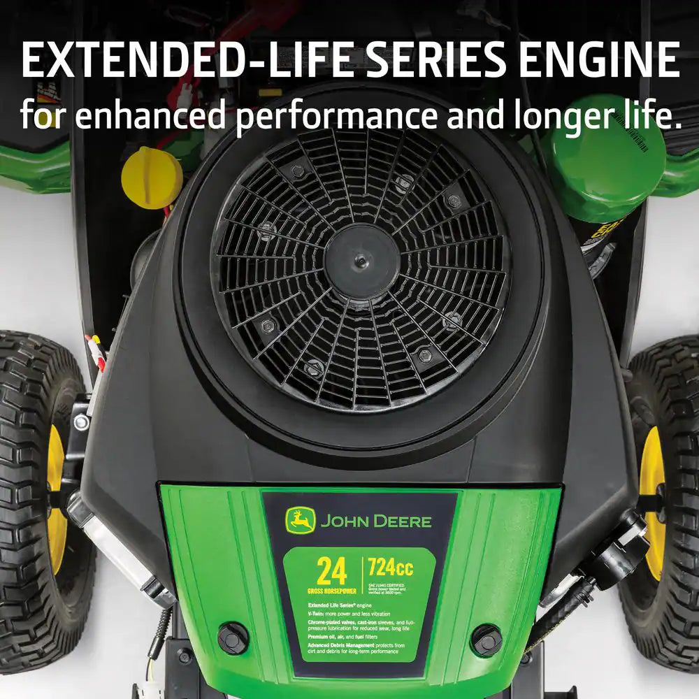 S180 54 In. 24 HP V-Twin ELS Gas Hydrostatic Riding Lawn Mower
