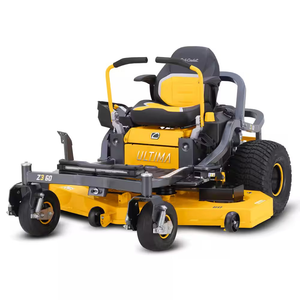 Ultima Z3 60In. Fabricated Deck 24HP V-Twin Kawasaki FR Series Engine Gas Zero Turn Lawn Mower W/Front Wheel Suspension