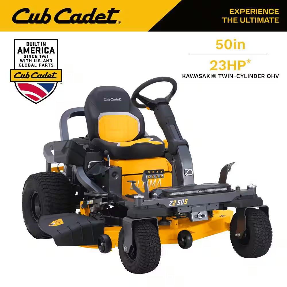 Ultima Z2 46S In. Fab Deck 21. 5HP V-Twin Kawasaki FR Series Engine Gas Zero Turn Riding Mower W/Steering Wheel Control