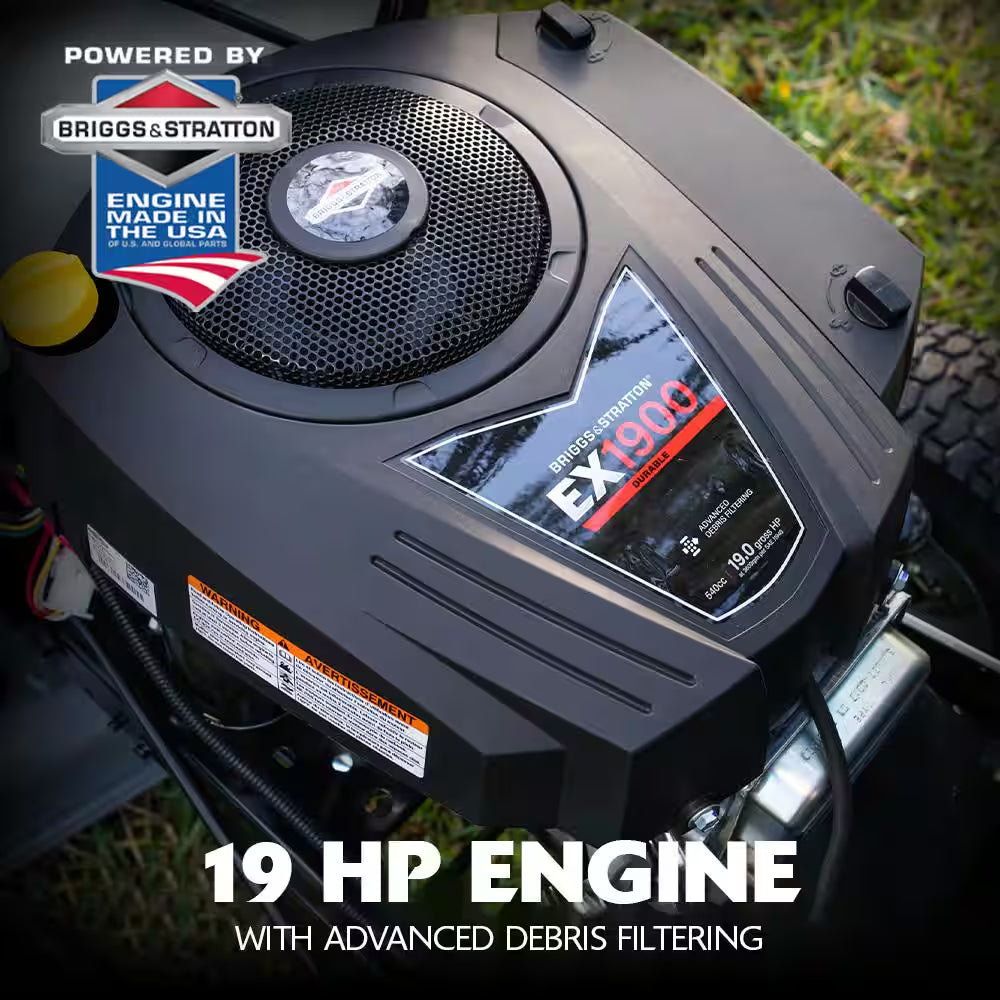 MT200 42 In. 19.0 HP 540Cc EX1900 Series Briggs and Stratton Engine Automatic Gas Riding Lawn Tractor Mower