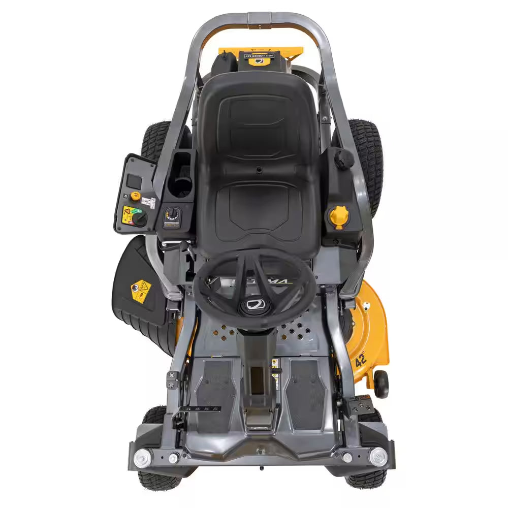 Ultima ZTS1 42 In. 547 Cc Intellipower Engine Dual Hydro Drive Gas Zero Turn Riding Lawn Mower W/Steering Wheel Control