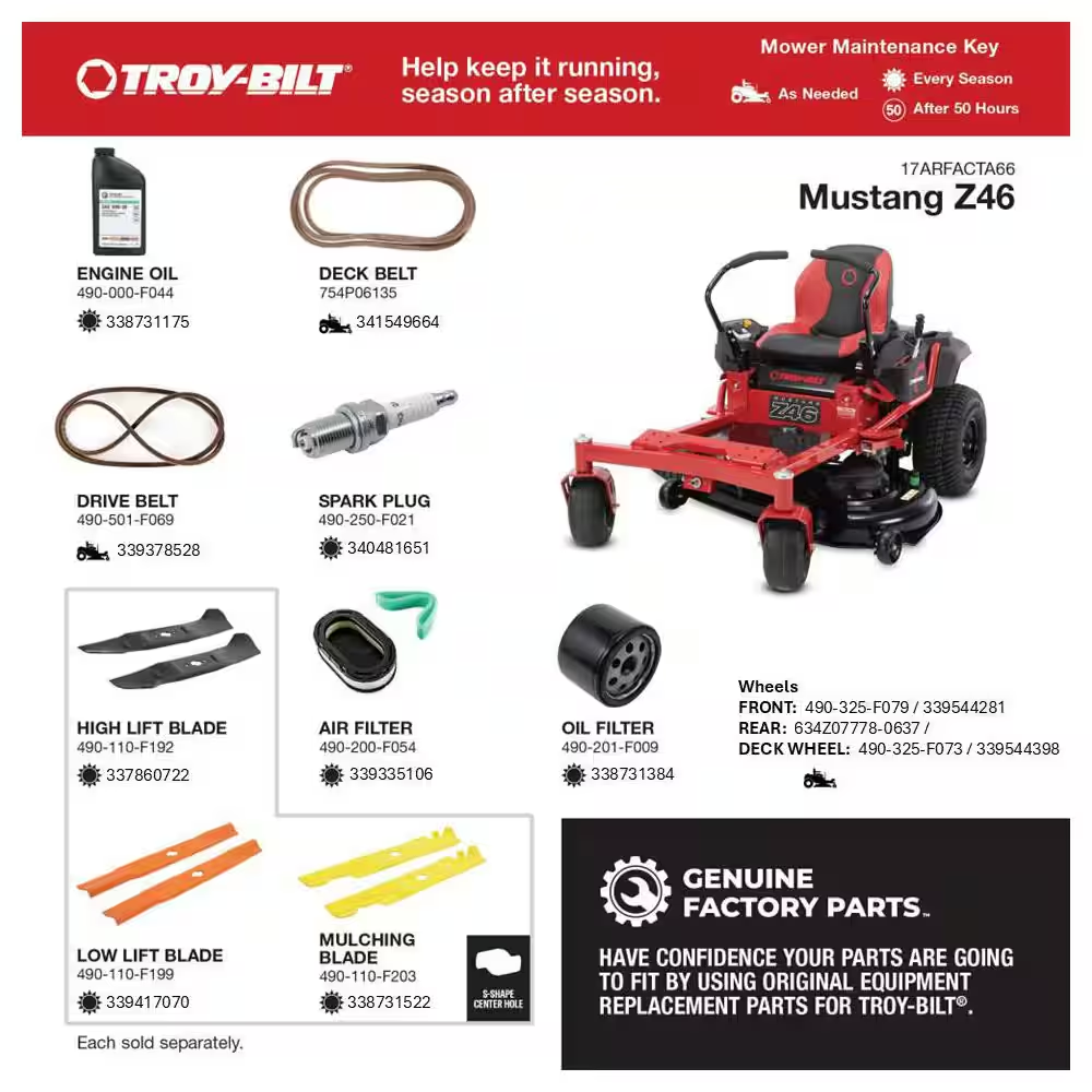Mustang 46 In. 22 HP V-Twin Kohler 7000 Series Engine Dual Hydrostatic Drive Gas Zero Turn Riding Lawn Mower