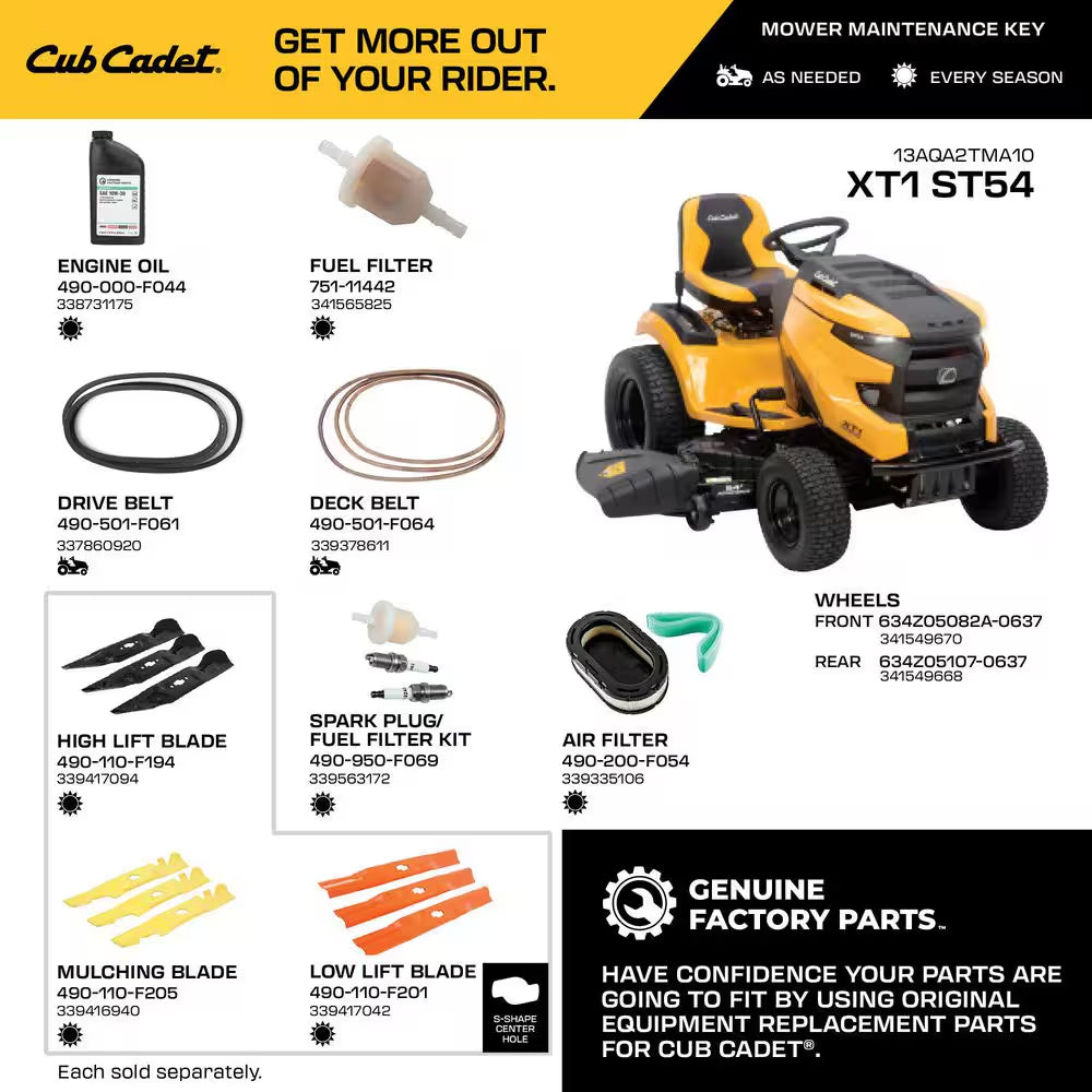 XT1 Enduro ST 54 In. Fabricated Deck 24 HP V-Twin Kohler 7000 Series Engine Hydrostatic Drive Gas Riding Lawn Tractor