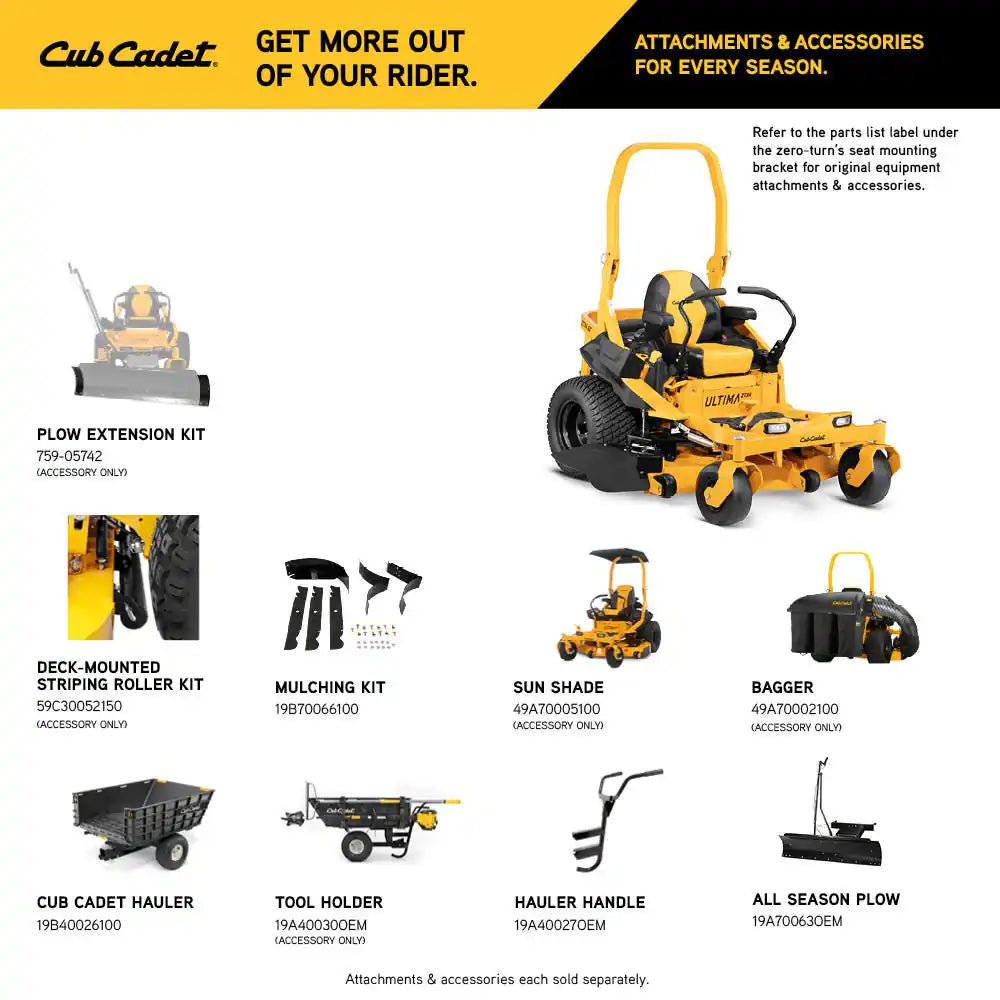 Ultima ZTX4 60 In. Fabricated Deck 24 HP V-Twin Kohler 7000 Pro Series Engine Zero Turn Mower with Roll over Protection