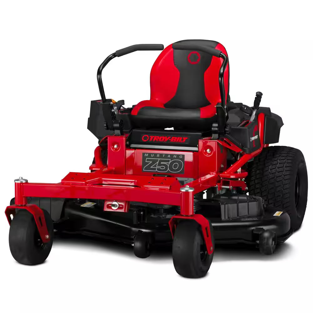 Mustang 50 In. 24 HP V-Twin Kohler 7000 Series Engine Dual Hydrostatic Drive Gas Zero Turn Riding Lawn Mower