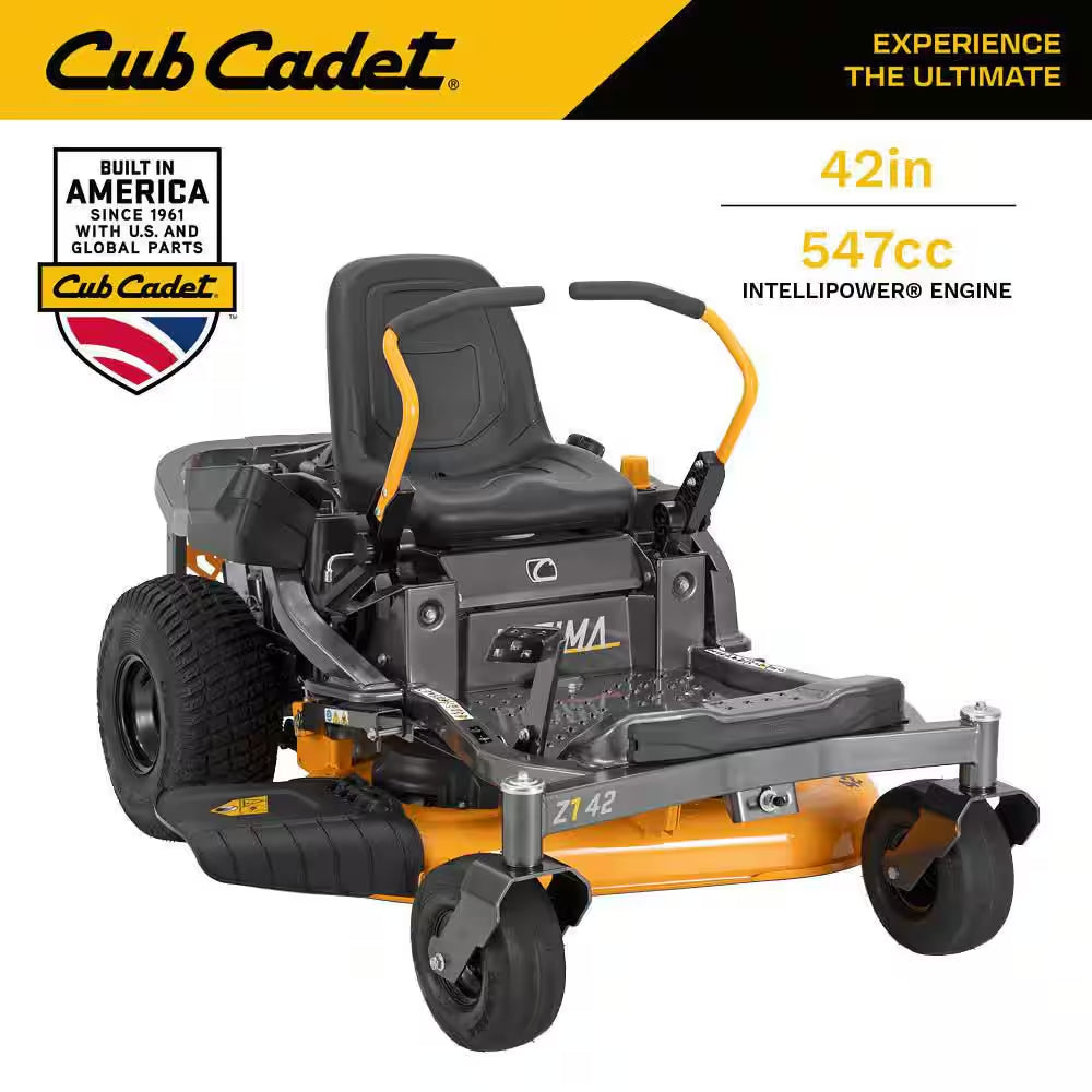 Ultima ZT1 42 In. 547 Cc Intellipower Engine Dual Hydrostatic Drive Gas Zero Turn Riding Lawn Mower