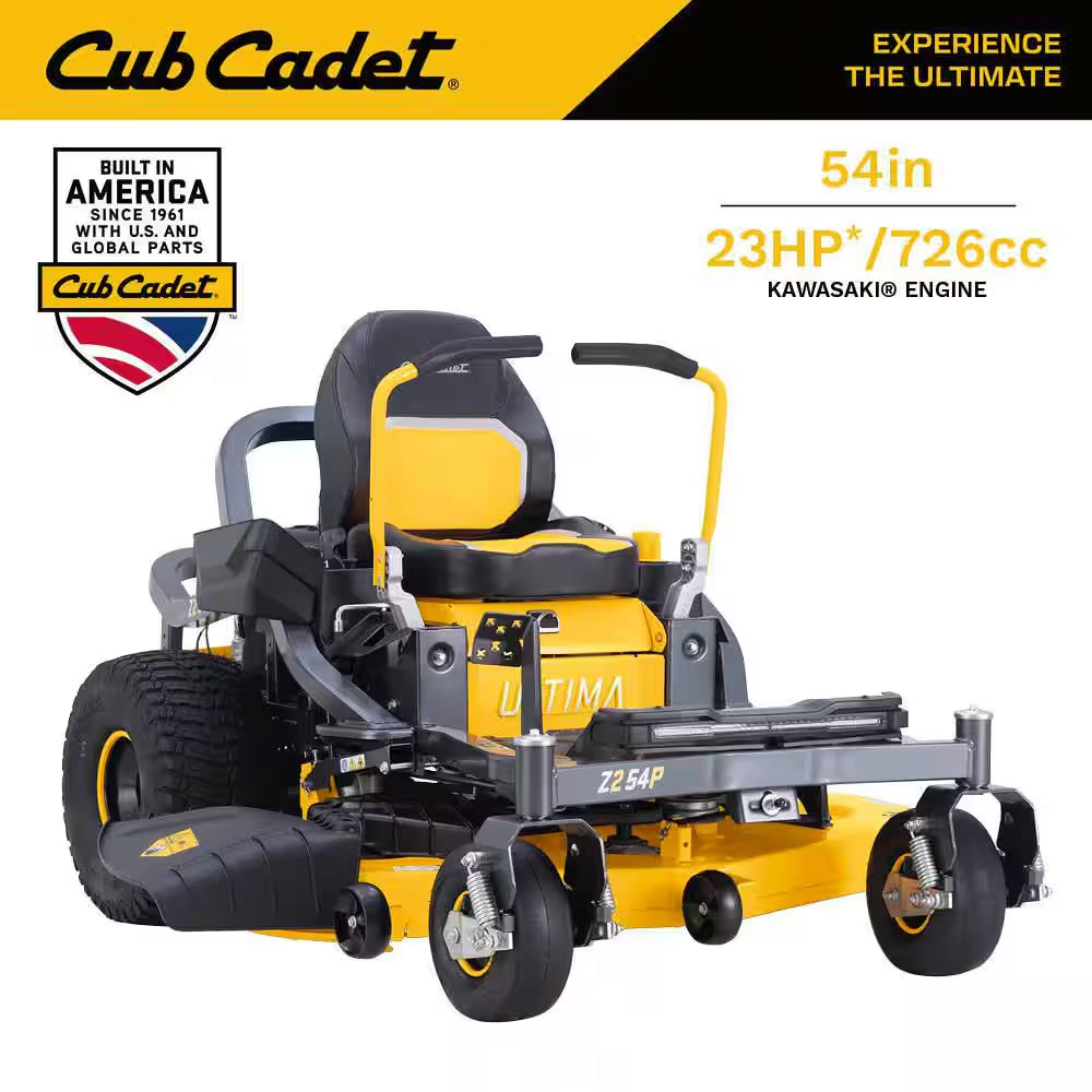 Ultima Z2 42In. Fabricated Deck 21.5HP V-Twin Kawasaki FR Series Engine Dual Hydro Drive Gas Zero Turn Riding Lawn Mower
