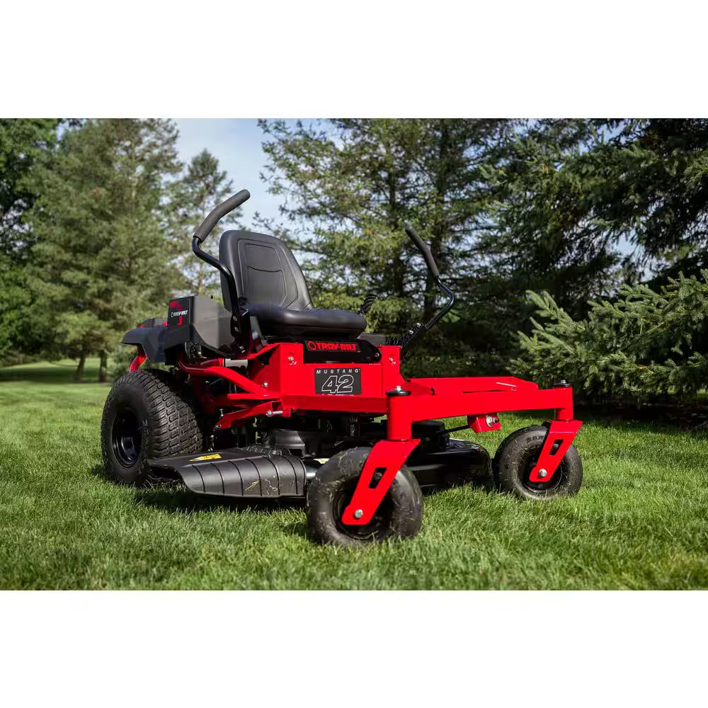 Mustang 42 In. 547Cc Single-Cylinder Engine Dual Hydrostatic Drive Gas Zero-Turn Riding Lawn Mower