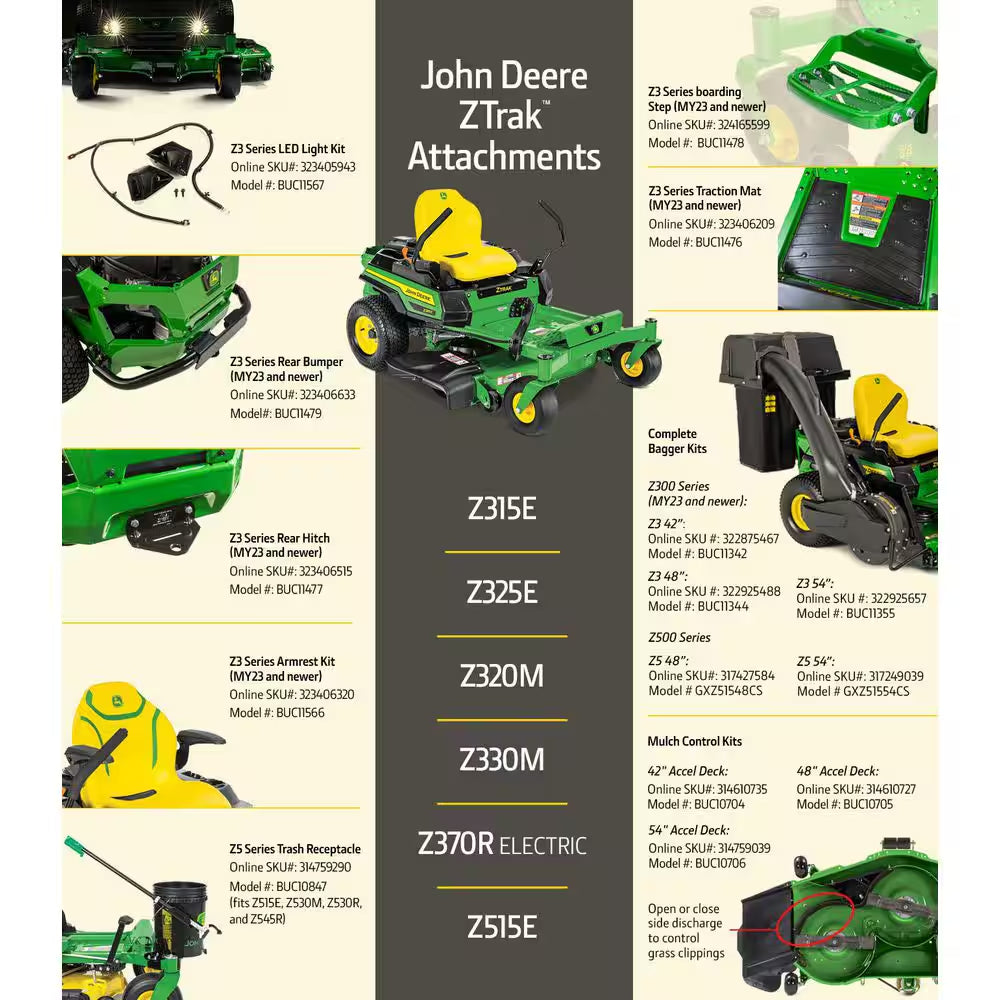 Z325E 54 In. 24 HP Gas Dual Hydrostatic Zero Turn Riding Lawn Mower