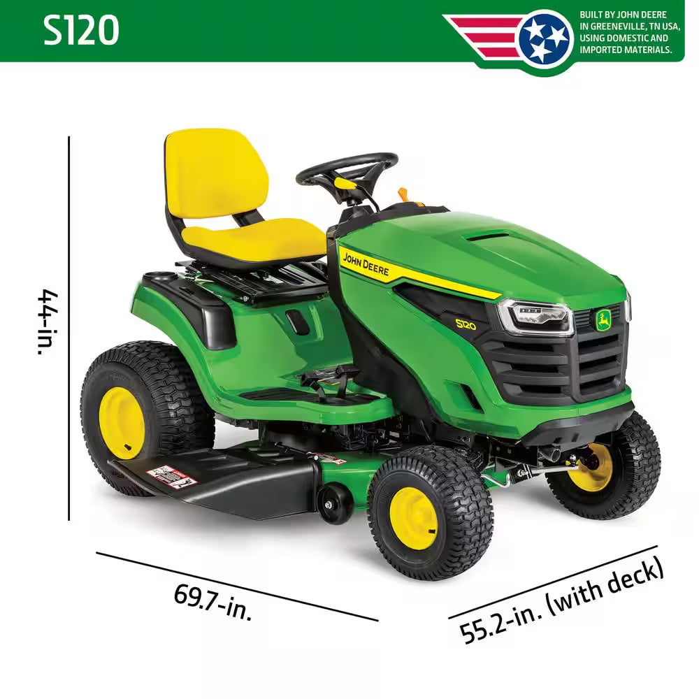 S120 42 In. 22 HP V-Twin Gas Hydrostatic Riding Lawn Mower