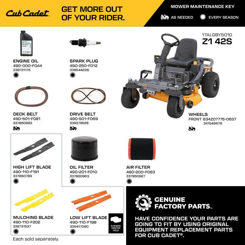 Ultima ZTS1 42 In. 547 Cc Intellipower Engine Dual Hydro Drive Gas Zero Turn Riding Lawn Mower W/Steering Wheel Control