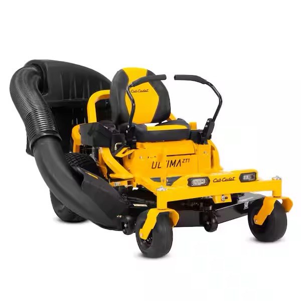 Ultima ZT Mower Combo: 54 In. Fab Deck 23HP Kawasaki Engine Zero Turn Mower, Bagger, and Mounting Kit