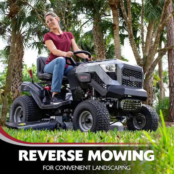 MT100 42 In. 13.5 HP 500Cc Briggs Gas Tractor, Mulching Kit and Double Bagger for 42 In. Deck Combo