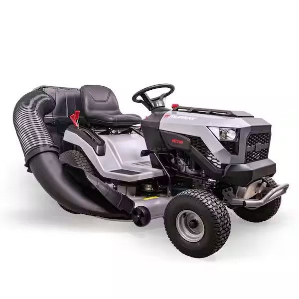 42 In. 19.0 HP Riding Lawn Tractor Mower, Mulching Kit and Double Bagger for 42 In. Deck Combo