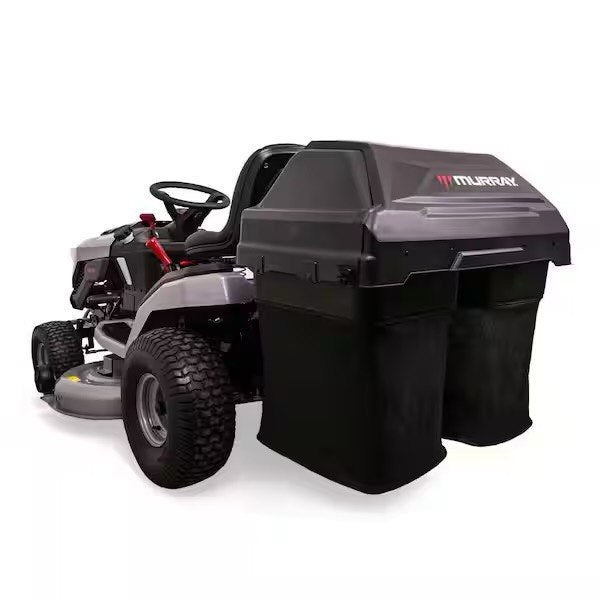 42 In. 19.0 HP Riding Lawn Tractor Mower, Mulching Kit and Double Bagger for 42 In. Deck Combo